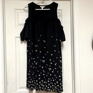 XL Lauren Conrad black with little white flowers dress.